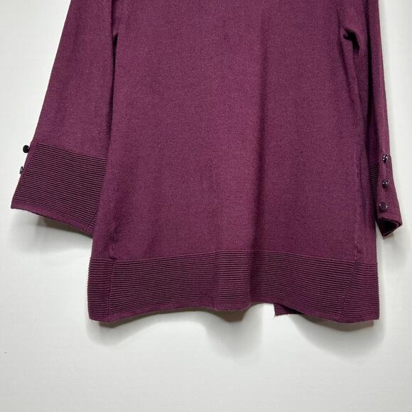 NWT Evolution Open Cardigan Sweater Size S 3/4 Sleeves Stitch Fix - Picture 8 of 10